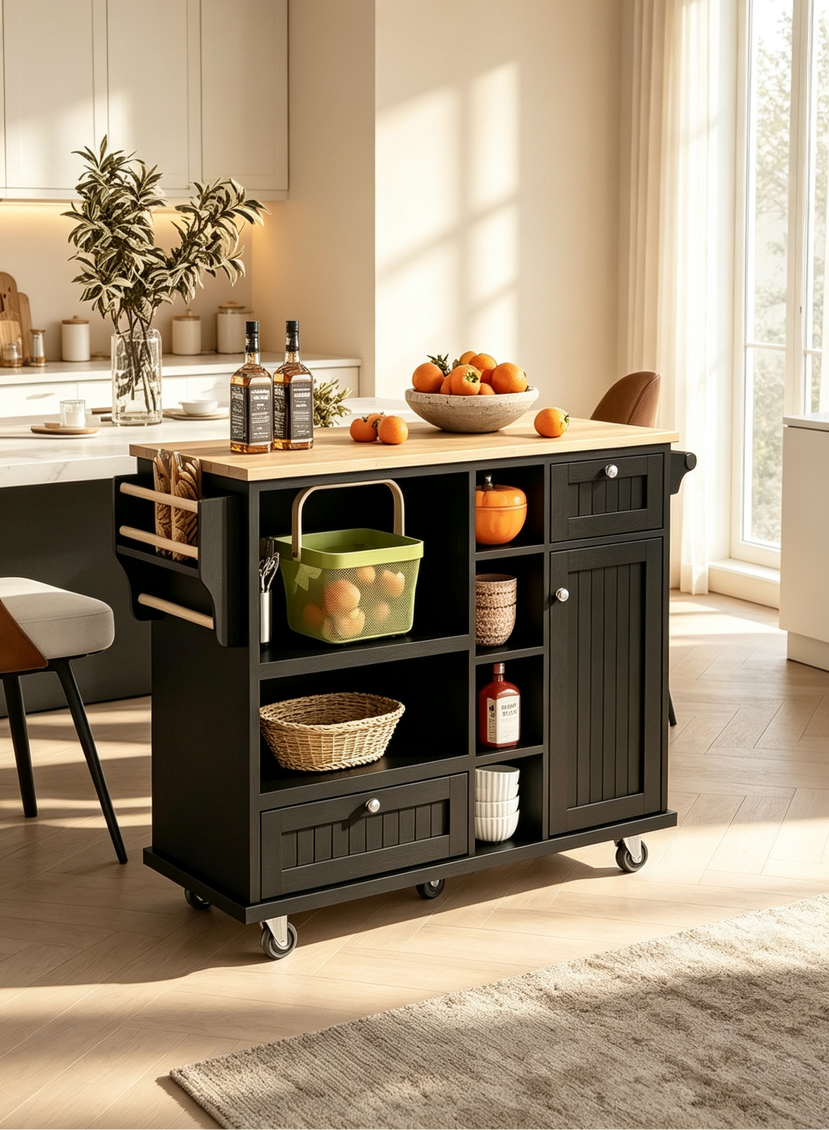Wood Kitchen Island