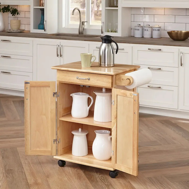 Brown Kitchen Cart - 29" x 19" x 34"