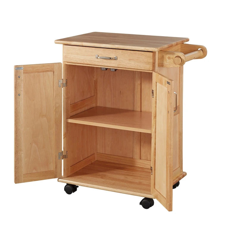 Brown Kitchen Cart - 29" x 19" x 34"