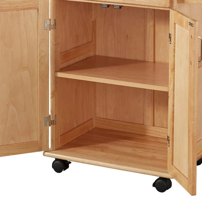 Brown Kitchen Cart - 29" x 19" x 34"
