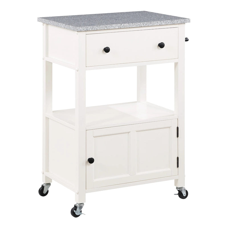 Kitchen Cart with Granite Top