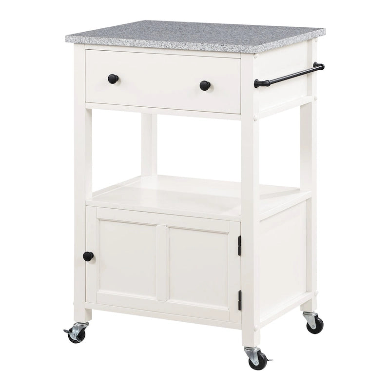 Kitchen Cart with Granite Top