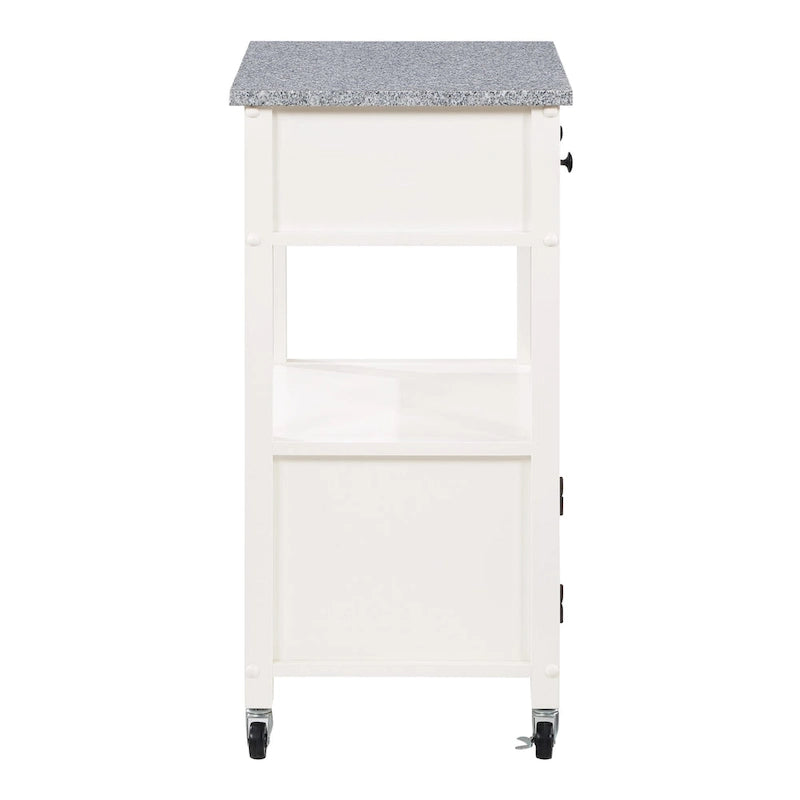 Kitchen Cart with Granite Top