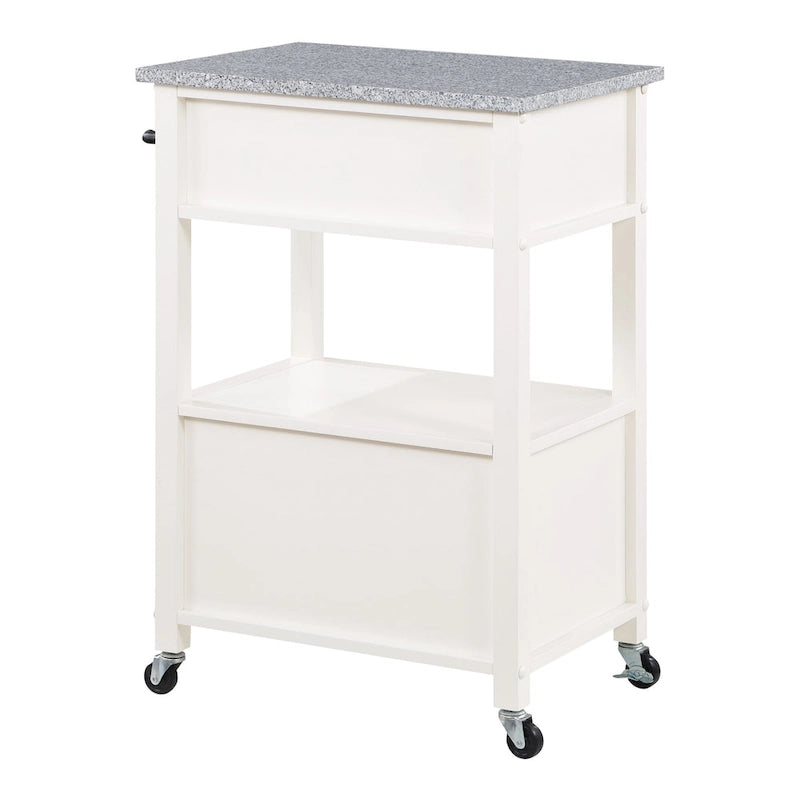 Kitchen Cart with Granite Top