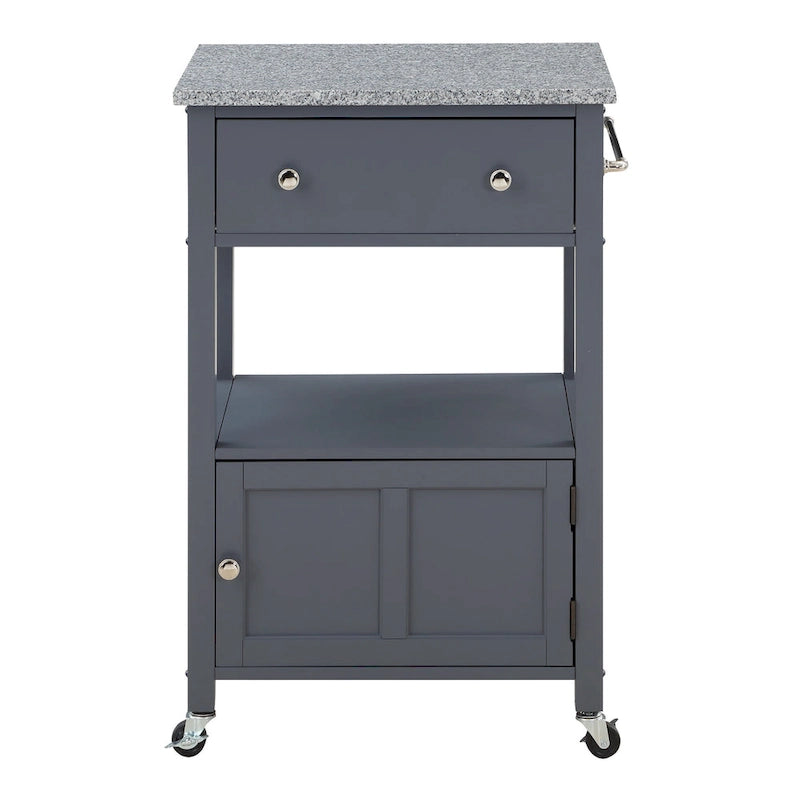 Kitchen Cart with Granite Top
