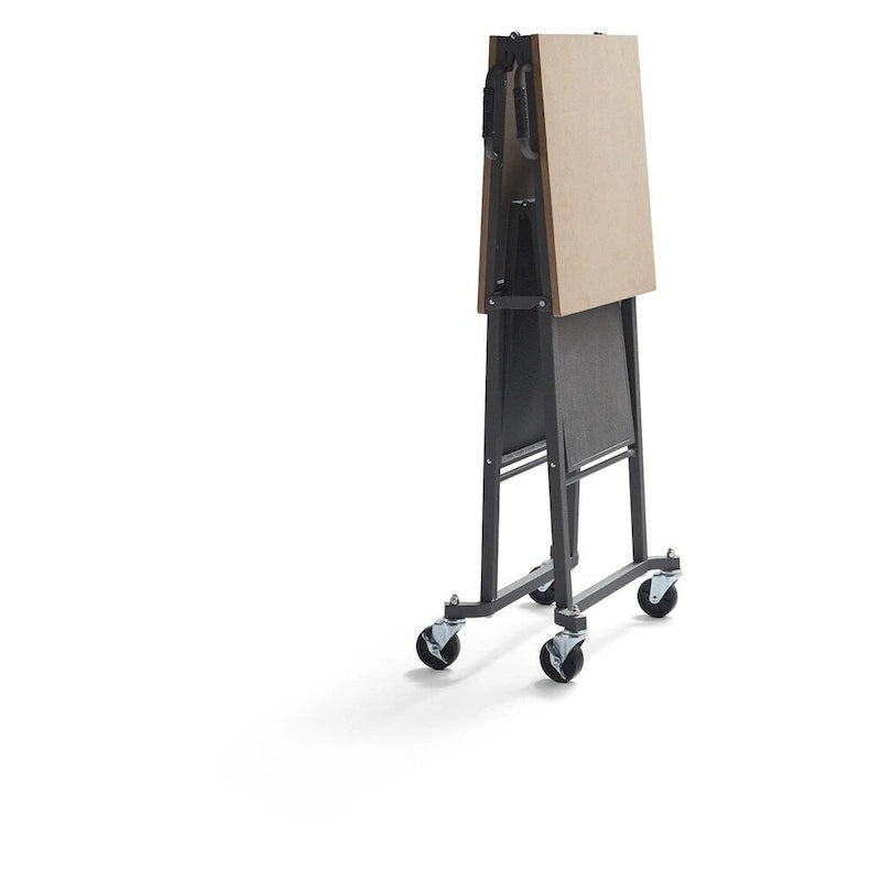 Grey Utility Table / Workbench with Locking Casters
