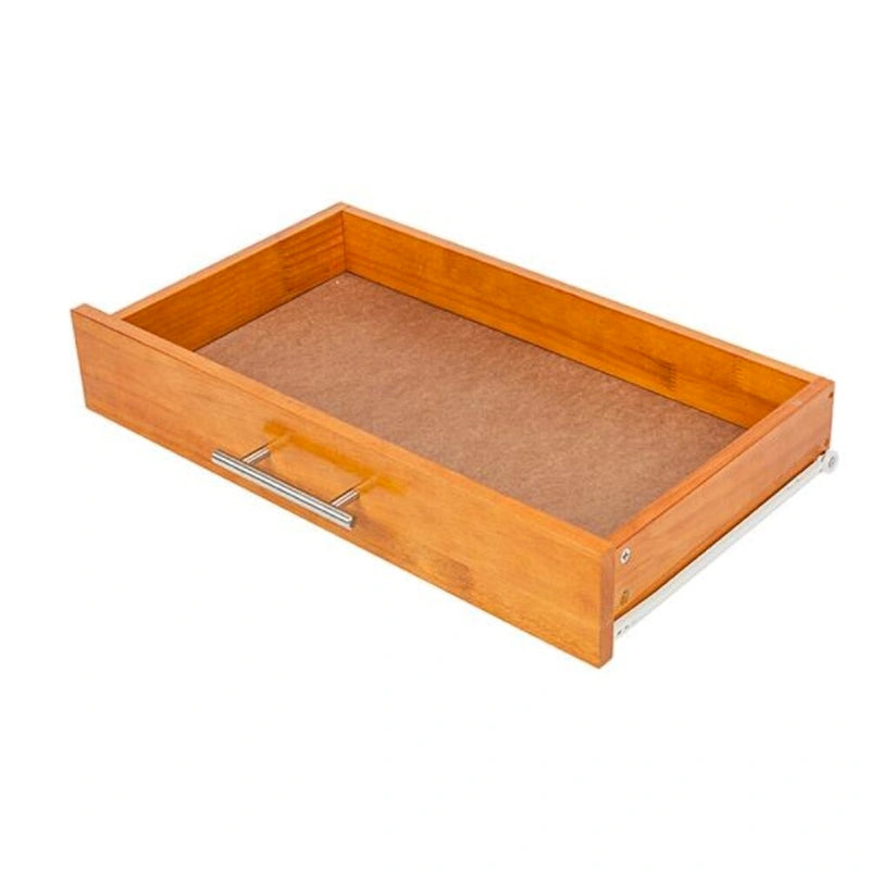 Moveable Kitchen Cart with Stainless Steel Top, One Drawer & One Cabinet – Sapele