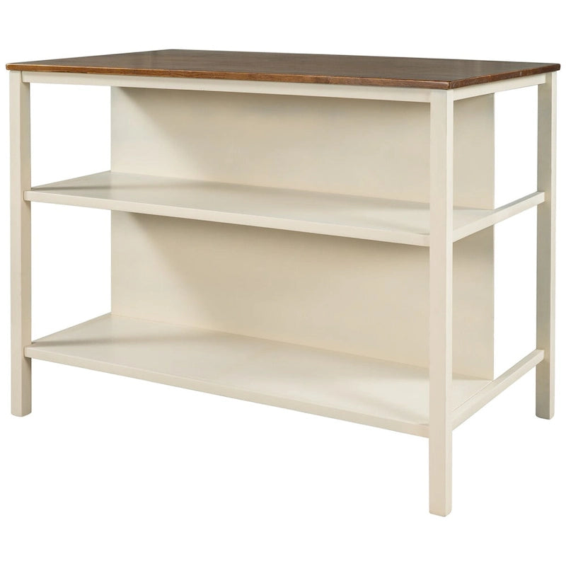 Solid Wood Rustic 45 Kitchen Island