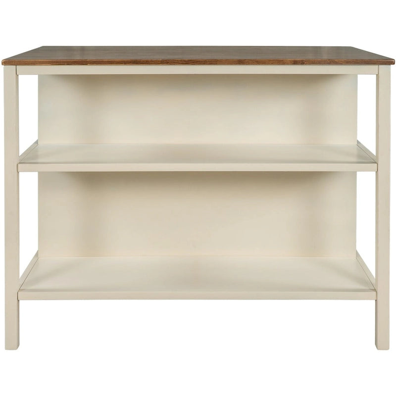 Solid Wood Rustic 45 Kitchen Island