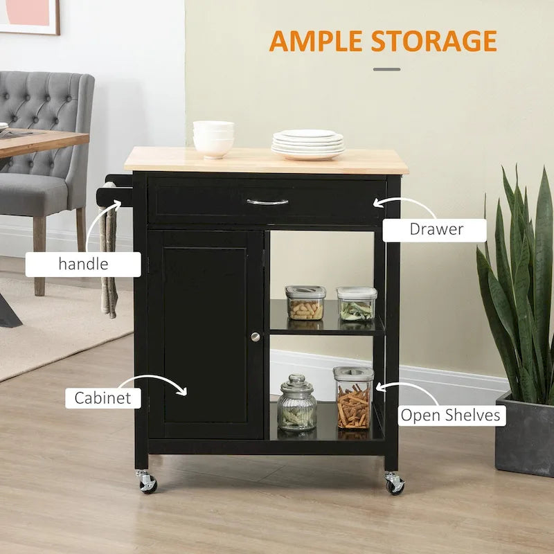 Kitchen Island Cart with Storage