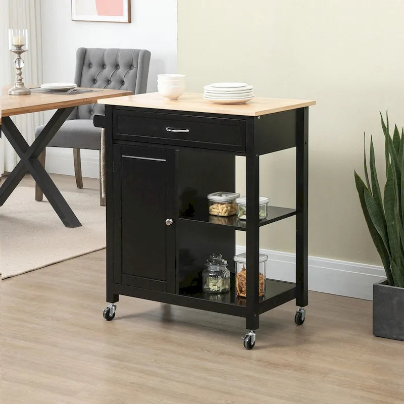 Kitchen Island Cart with Storage