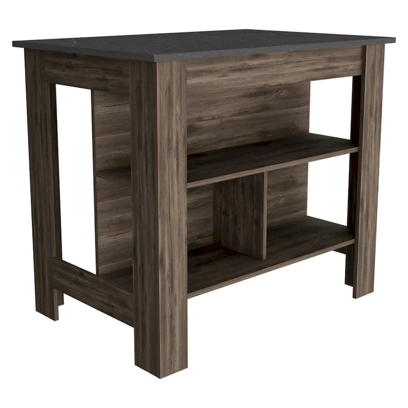 3-Shelf Kitchen Island