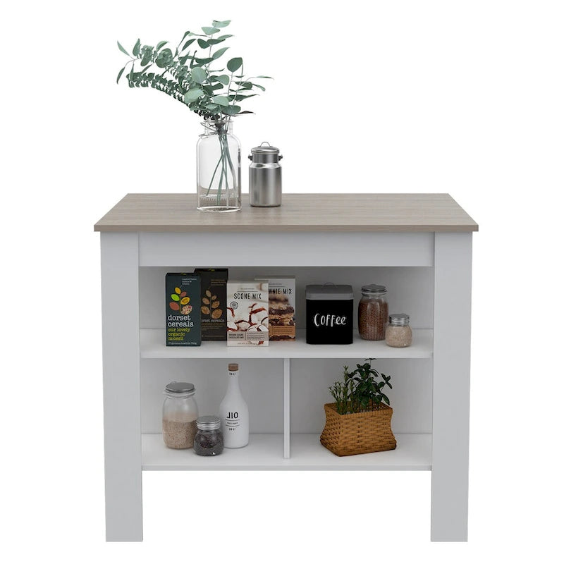 3-Shelf Kitchen Island