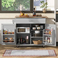 Rolling Kitchen Island with Storage