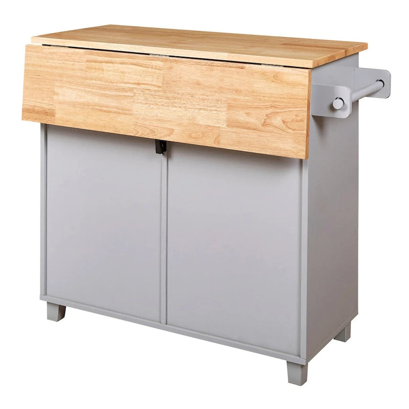 Rolling Kitchen Island with Storage