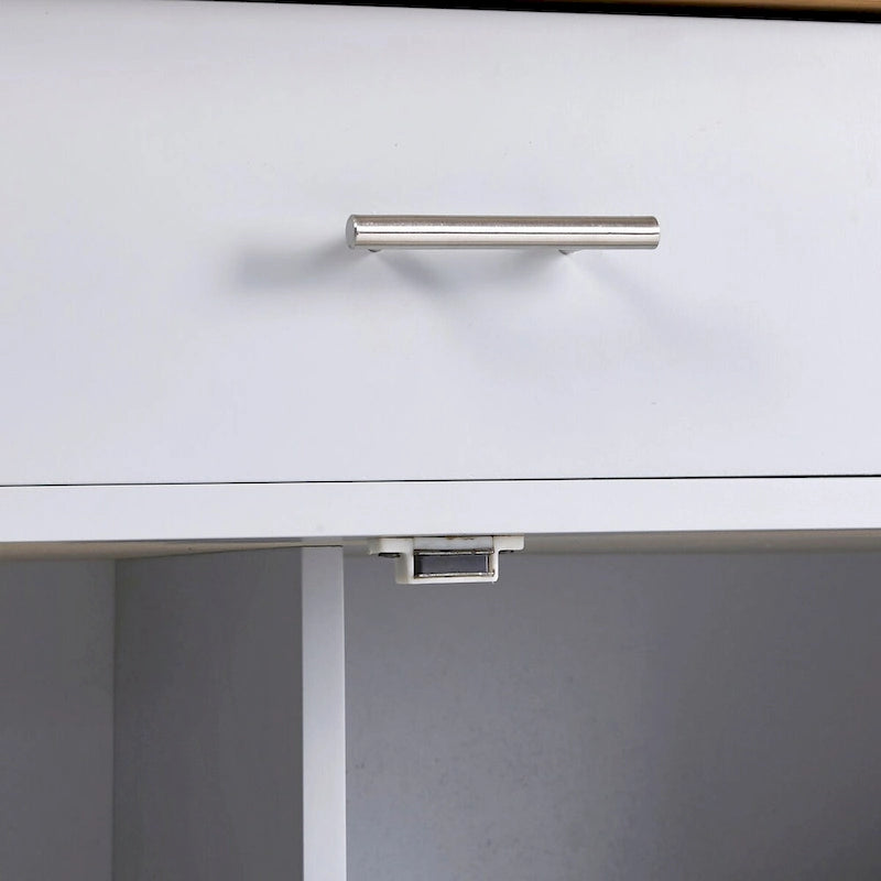 Rolling Kitchen Island with Storage