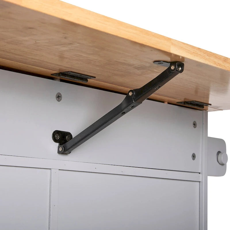 Rolling Kitchen Island with Storage